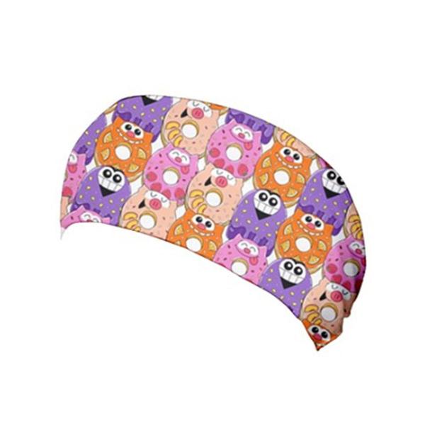 Go Kray Kray Over Doughnuts Pink/Peach Yoga Headband