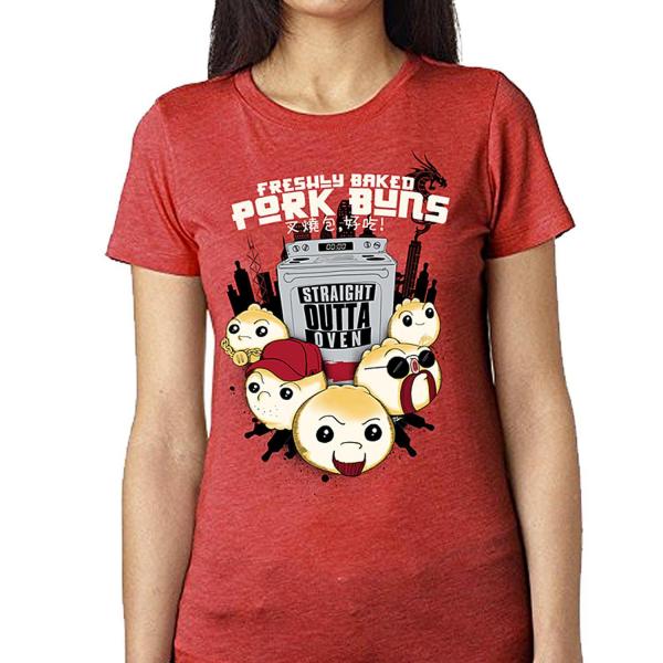 Baked Pork Buns Women's Tee picture