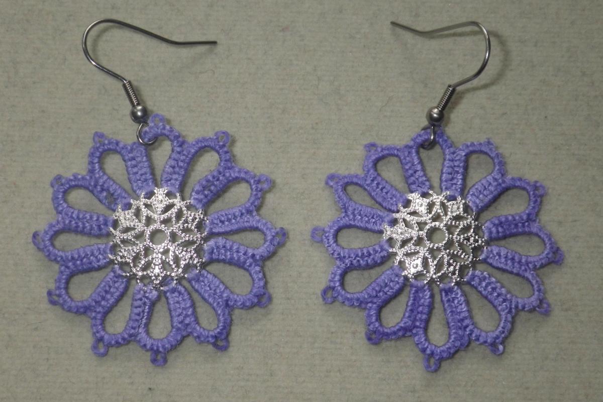 "Dresden Plate" earrings picture