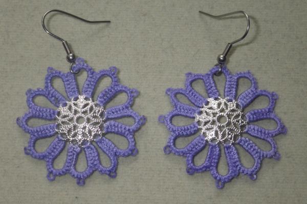 "Dresden Plate" earrings picture