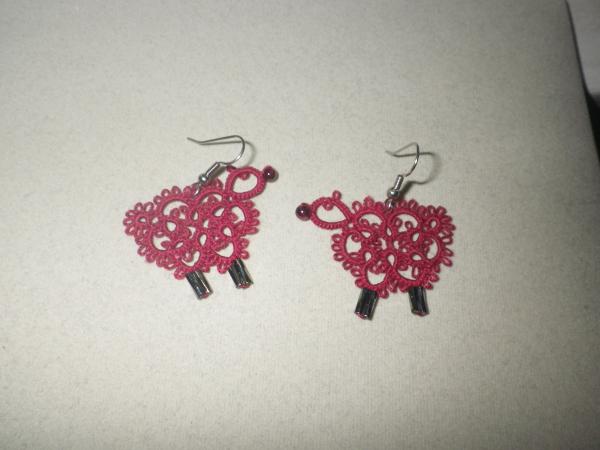 Sheep earrings picture
