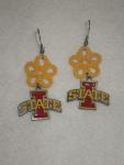Iowa State earrings