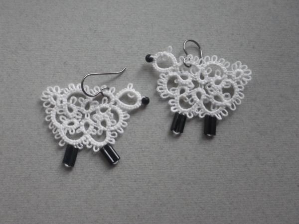 Sheep earrings picture