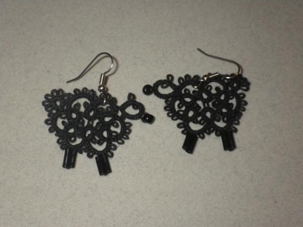 Sheep earrings picture