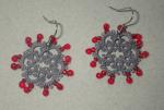 Coronavirus earrings