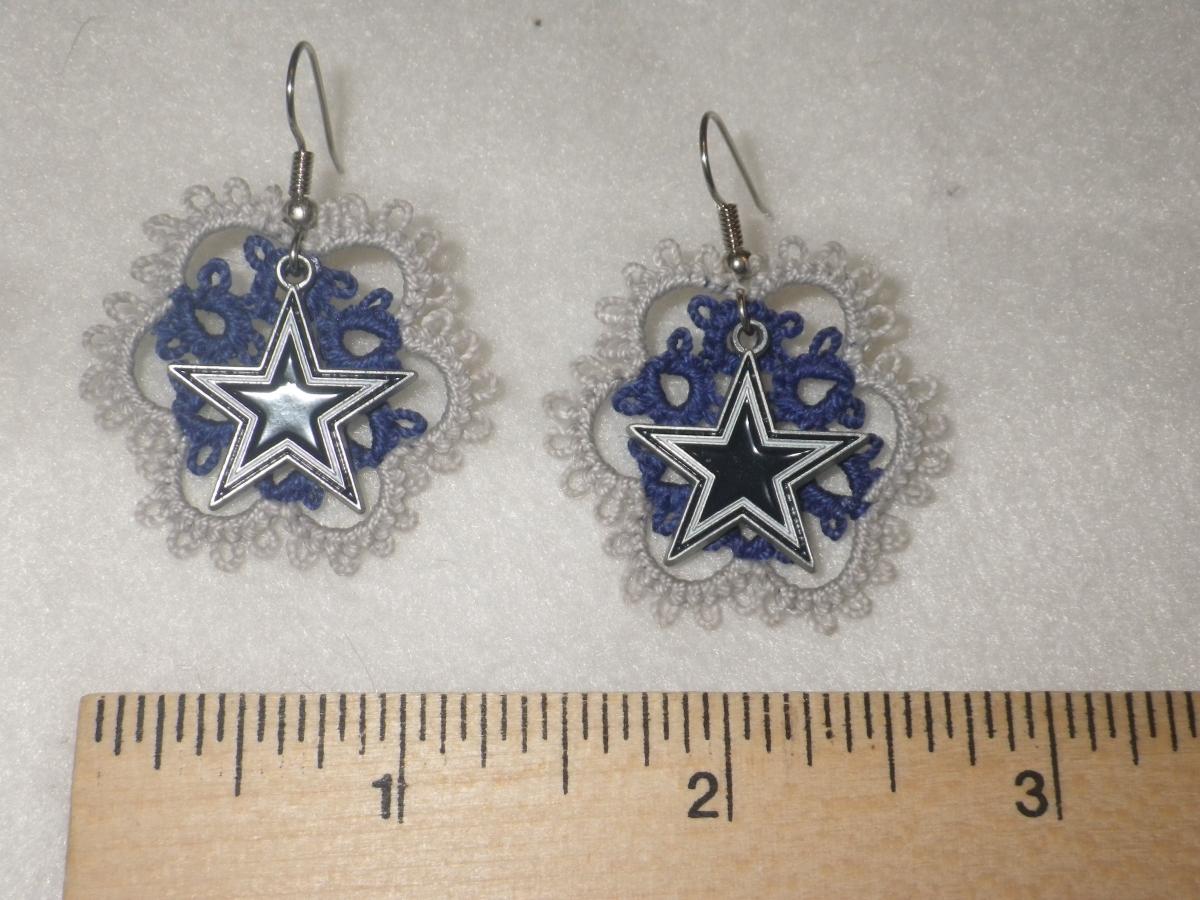 Dallas Cowboys earrings picture