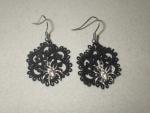 Halloween spider earrings