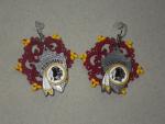 Redskins earrings