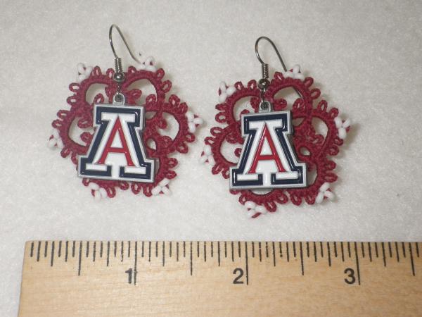 Arizona Wildcat earrings picture