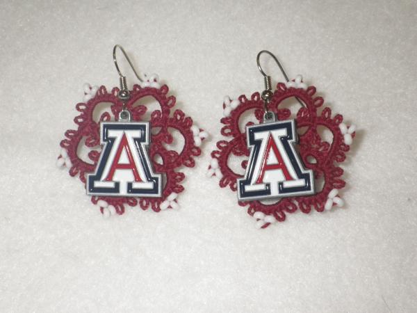 Arizona Wildcat earrings picture