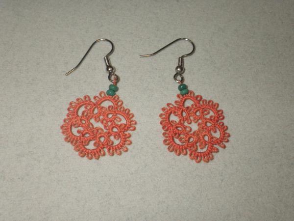 Pumpkin earrings picture