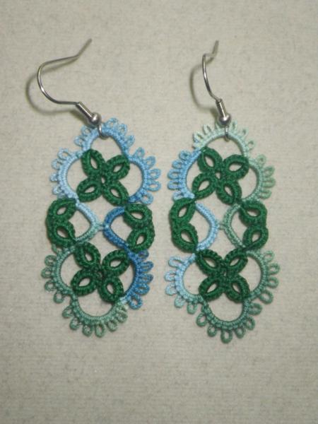 Celtic inspired earrings picture