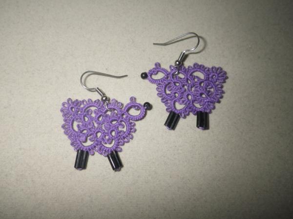 Sheep earrings picture