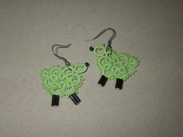 Sheep earrings picture