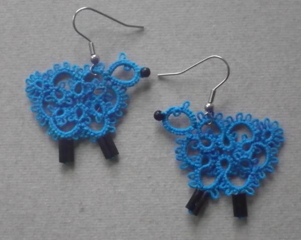 Sheep earrings picture