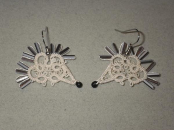 Hedgehog earrings