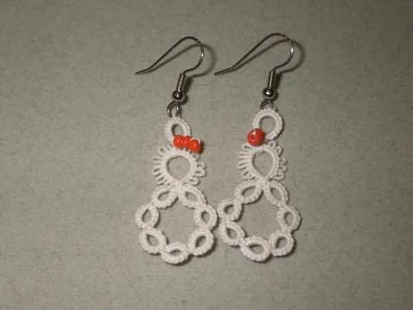 Snowman earrings picture