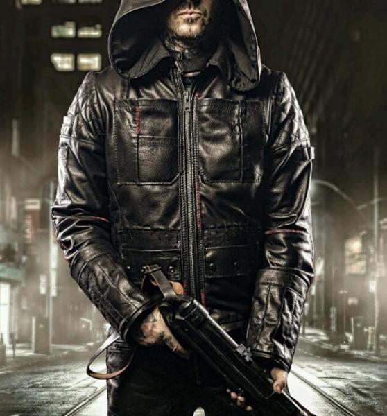 Leather Hooded BladeRunr Jacket picture