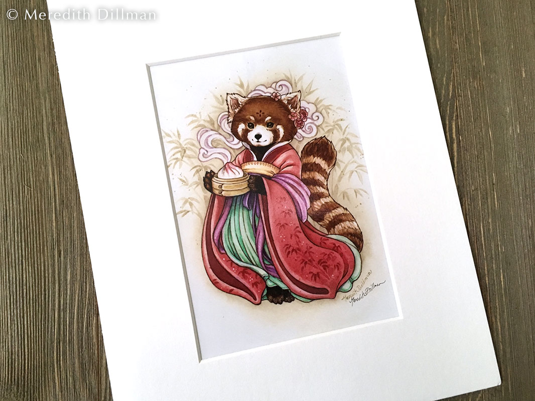 Take a Bao - matted print picture