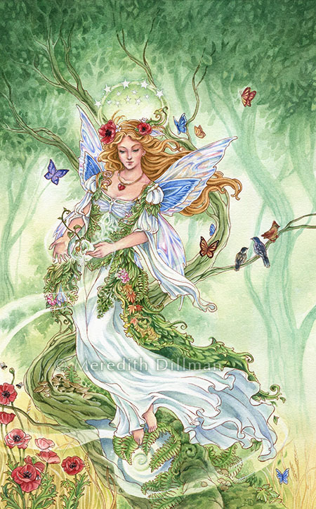 Tarot 8x10 print - Fairy Empress picture