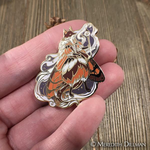 Fox Moth Fairy pin picture