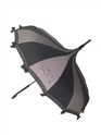 Grey & Black Parasol/ Umbrella