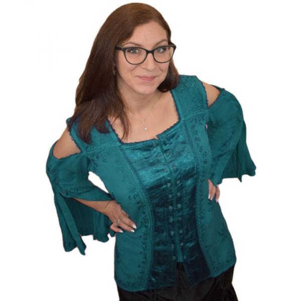 Pirate Queen Cold-Shoulder Top picture