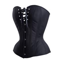 Black Cashmere overbust corset