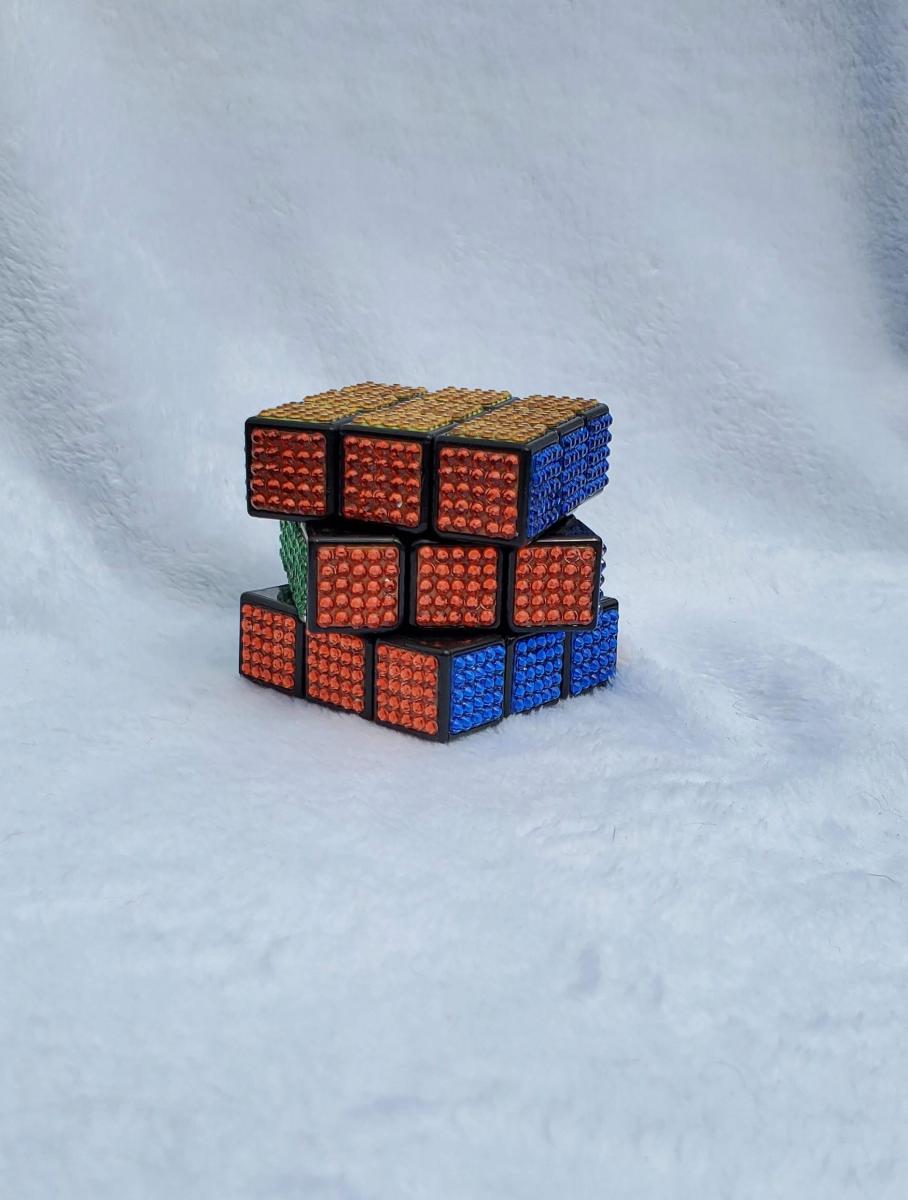 Bling Rubiks Cube picture