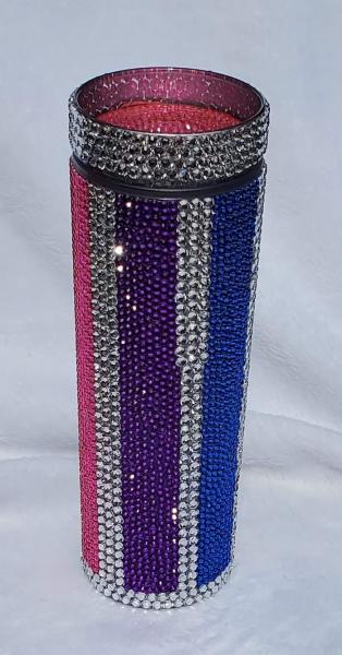 Bling Bi Pride Flag Tumbler picture