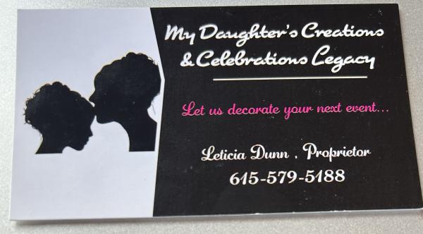 My daughter&lsquo;s creations and celebrations legacy