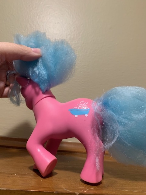 MLP G1 "Sweet Suds" Perfume Puff pony picture