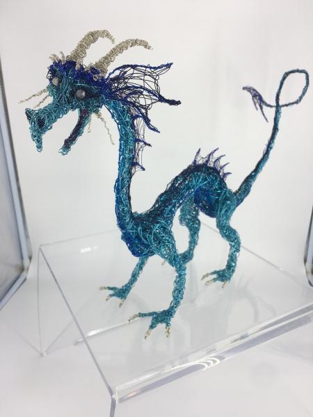 Water Dragon Wire sculpture picture