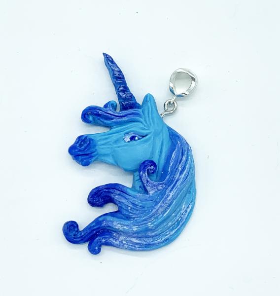 Unicorn Pendant - Blue