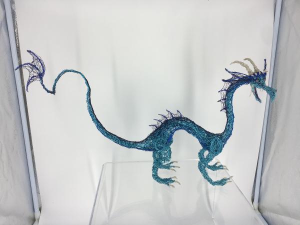 Water Dragon Wire sculpture picture