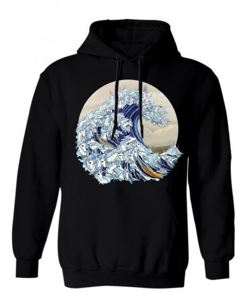 Unicorn Wave Hoodie picture