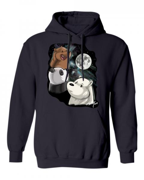 3 Bear Moon Hoodie picture