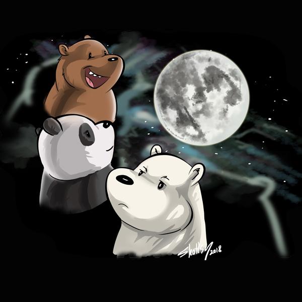 3 Bear Moon Bag picture