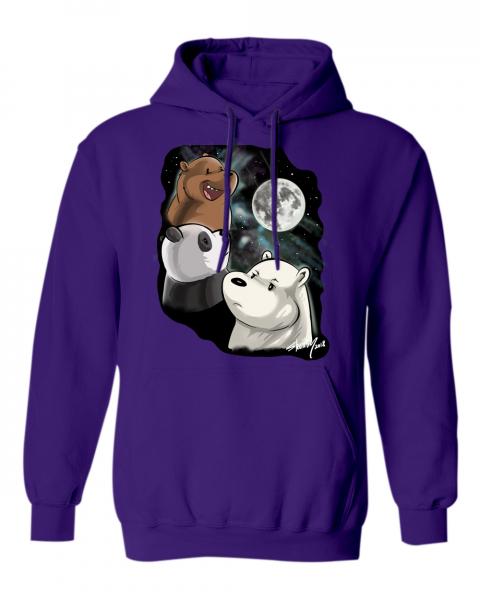 3 Bear Moon Hoodie picture