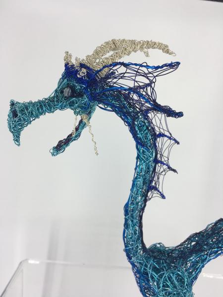 Water Dragon Wire sculpture picture