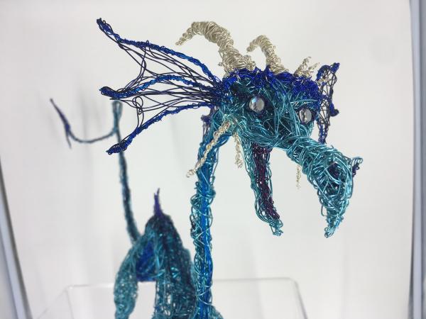 Water Dragon Wire sculpture picture