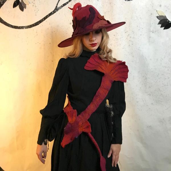 Fancy Witch or Wizard in Reds picture