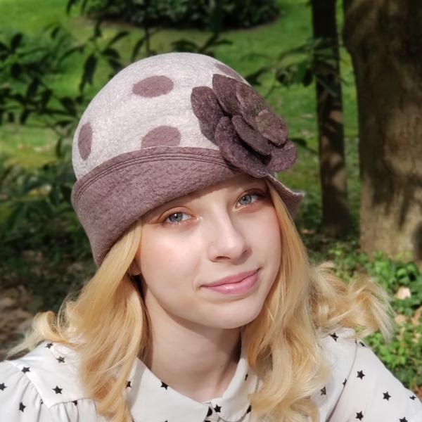 Polkadot Mariposa Cloche