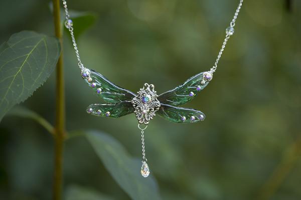 Green Dragonfly Necklace picture