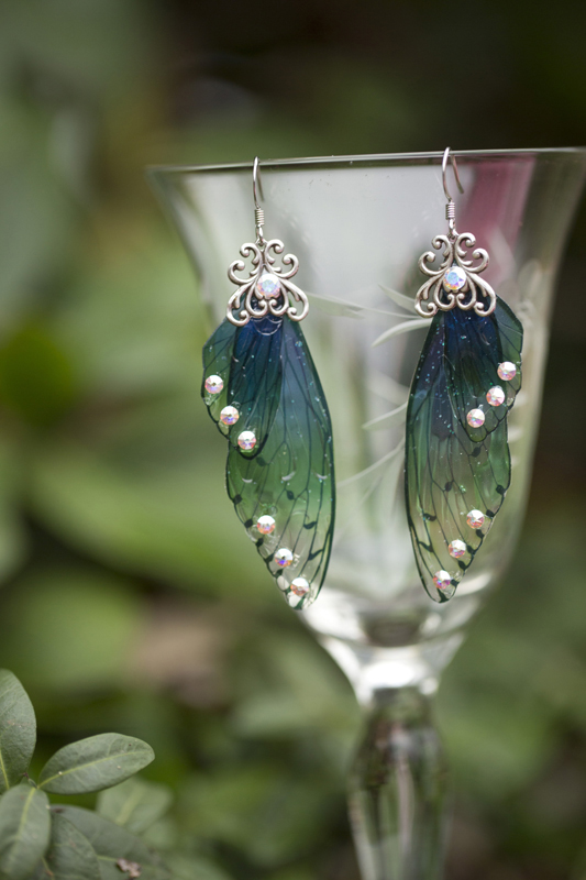 Ballybog Fairy wing Earrings picture
