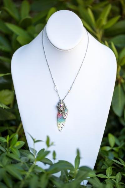 Sprite fairy wing necklace