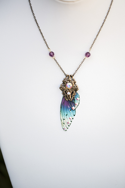 Nymph Fairy wing necklace