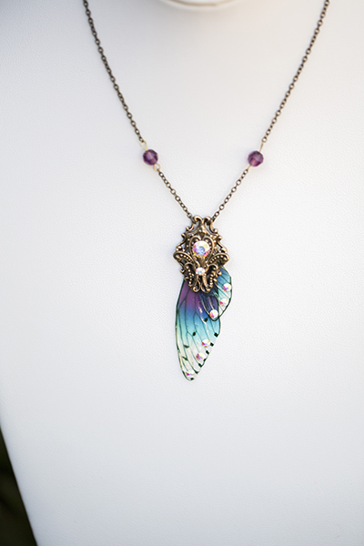 Nymph Fairy wing necklace picture