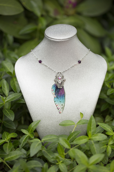 Nymph Fairy wing necklace picture