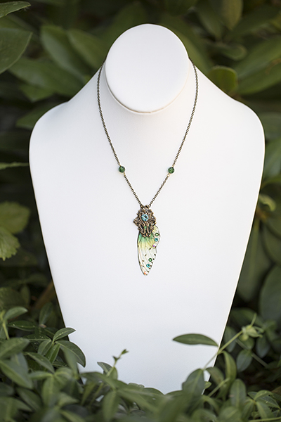 Spriggan fairy wing necklace picture